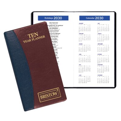 10 Year Reference Planner w/ Carriage Vinyl Cover-1