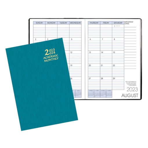 Academic Monthly Planner w/ Shimmer Cover-2