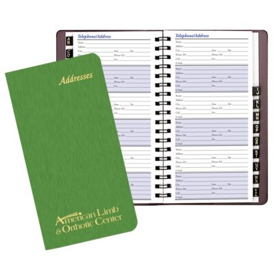 Address Book w/ Shimmer Cover-1