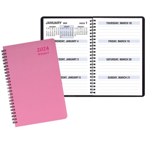 Large Print Weekly Desk Planner w/ Twilight Cover-2