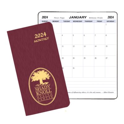 Monthly Pocket Planner w/ Shimmer Cover-1