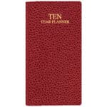 Custom 10 Year Reference Calendar w/ Cobblestone Cover - 3