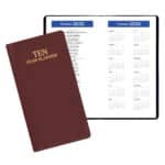 Custom 10 Year Reference Planner w/ Continental Vinyl Cover - 1