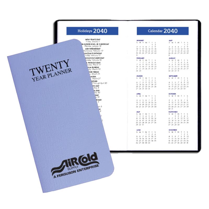 Custom 20 Year Reference Planner w/ Twilight Cover