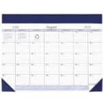 Custom Academic Desk Calendar Pad - 1