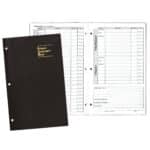 Custom Academic Weekly Assignment Book w/ Leatherette Cover - 1