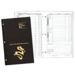 Custom Academic Weekly Assignment Book w/ Leatherette Cover