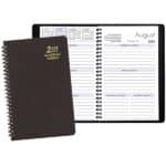 Custom Academic Weekly Planner w/ Leatherette Cover - 1