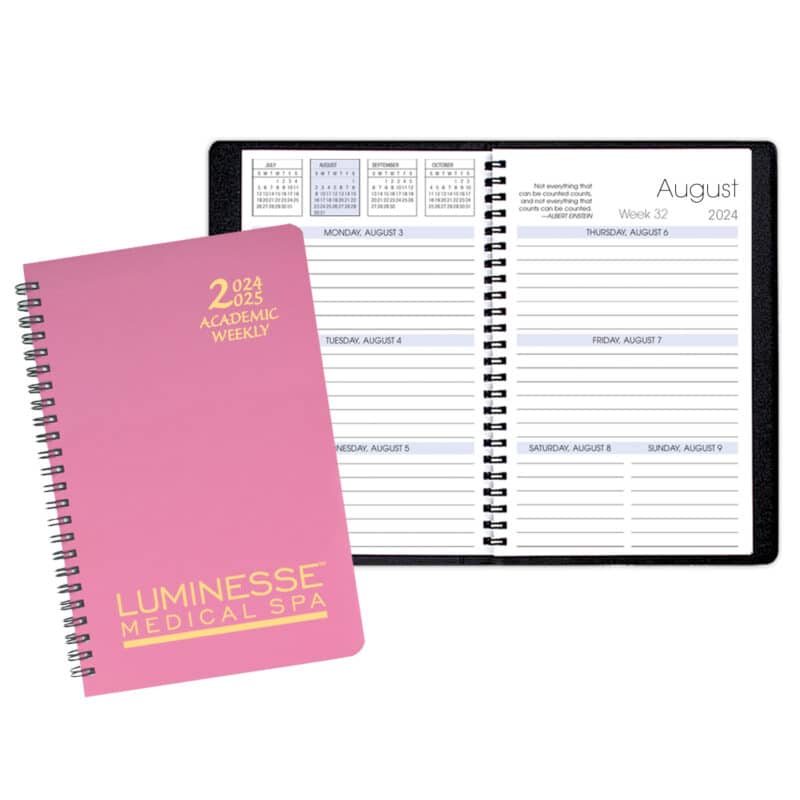 Custom Academic Weekly Planner w/ Twilight Cover