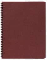 Custom Academic Wire Bound Monthly Desk Planner w/ Leatherette Cover - 3