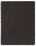 Custom Academic Wire Bound Monthly Desk Planner w/ Leatherette Cover - 8