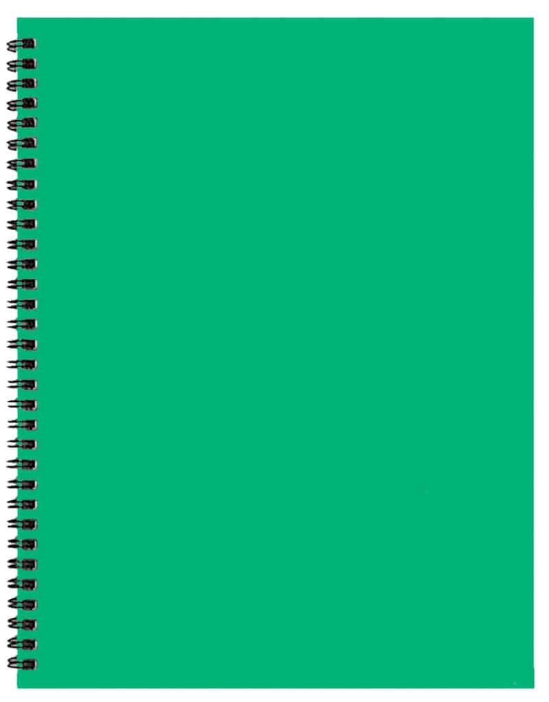 Custom Academic Wire Bound Monthly Desk Planner w/ Technocolor Cover - 4