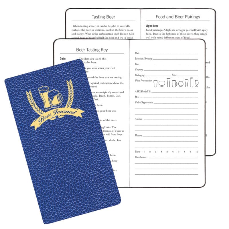Custom Beer Journal w/ Cobblestone Cover - 1