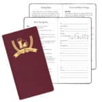Custom Beer Journal w/ Leatherette Cover - 1