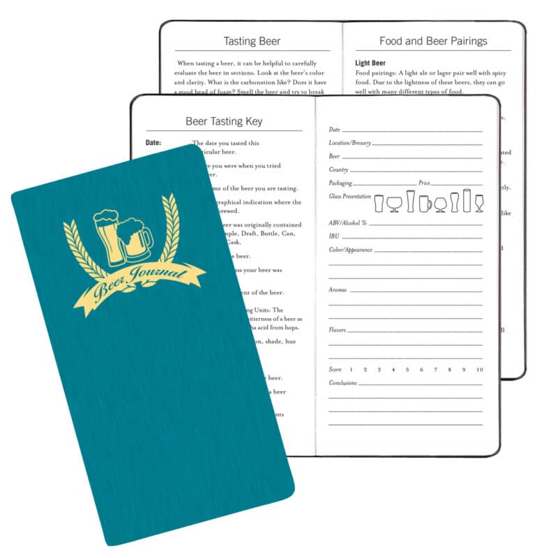 Custom Beer Journal w/ Shimmer Cover - 1