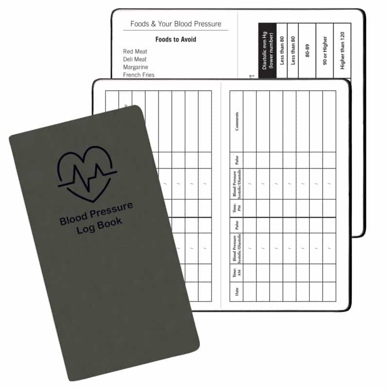Custom Blood Pressure Log Book w/ Canyon Cover - 1