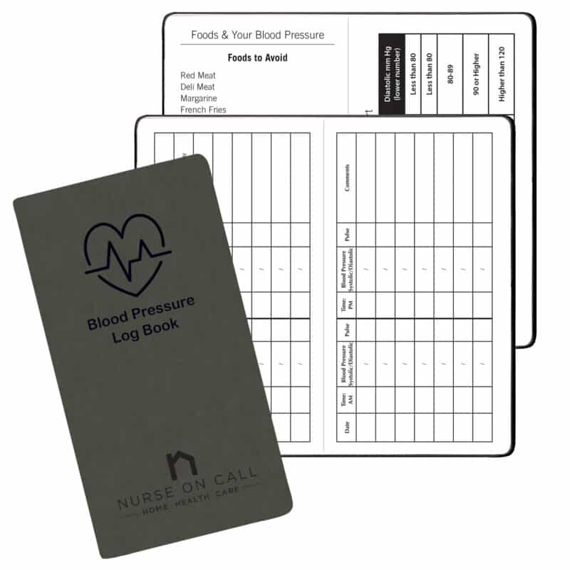 Custom Blood Pressure Log Book w/ Canyon Cover