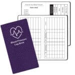 Custom Blood Pressure Log Book w/ Cobblestone Cover - 1