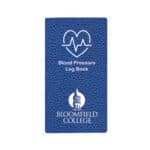Custom Blood Pressure Log Book w/ Cobblestone Cover - 4