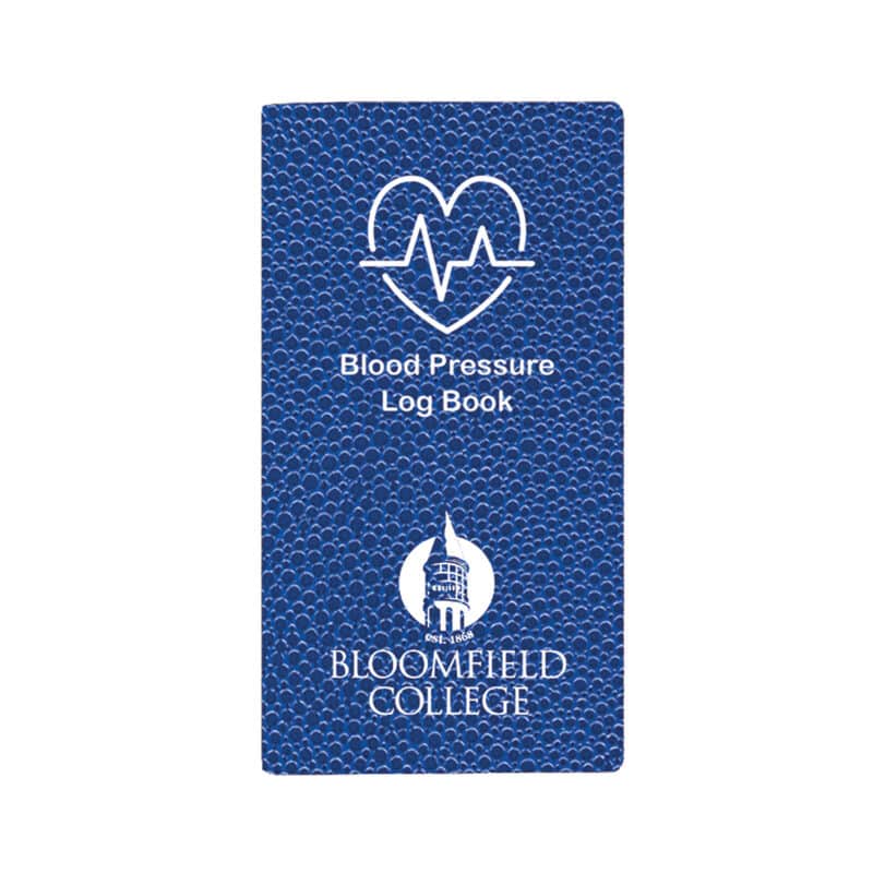 Custom Blood Pressure Log Book w/ Cobblestone Cover - 4