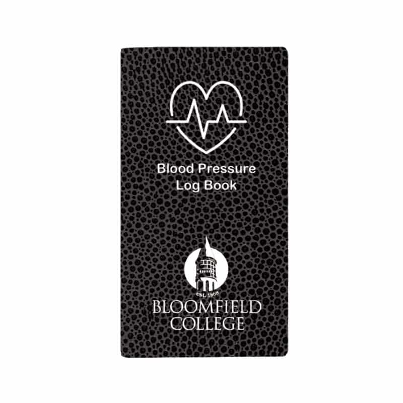 Custom Blood Pressure Log Book w/ Cobblestone Cover - 5