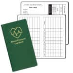 Custom Blood Pressure Log Book w/ Continental Cover - 1