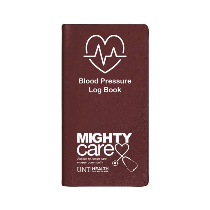 Custom Blood Pressure Log Book w/ Continental Cover - 4