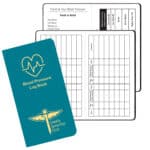 Custom Blood Pressure Log Book w/ Shimmer Cover