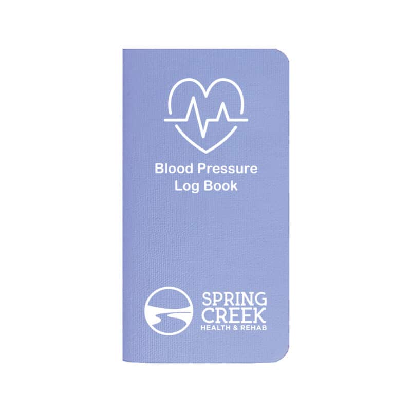 Custom Blood Pressure Log Book w/ Twilight Cover - 4