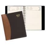 Custom Daily Classic Wire Bound Diary w/ Carriage Vinyl Cover - 1