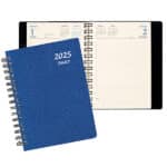 Custom Daily Classic Wire Bound Diary w/ Cobblestone Cover - 1