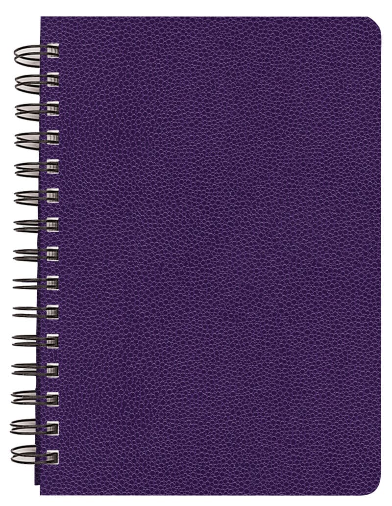 Custom Daily Classic Wire Bound Diary w/ Cobblestone Cover - 2