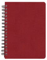Custom Daily Classic Wire Bound Diary w/ Cobblestone Cover - 4