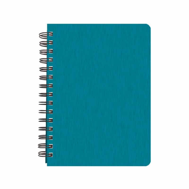 Custom Daily Classic Wire Bound Diary w/ Shimmer Cover - 4