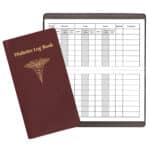 Custom Diabetes Log Book w/ Continental Cover - 1