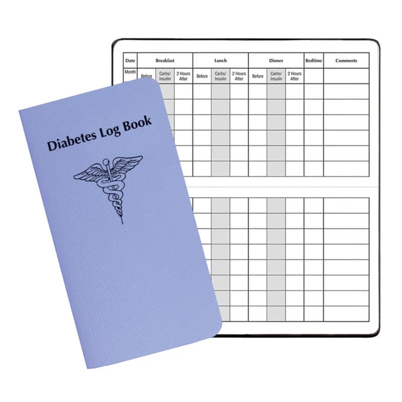 Custom Diabetes Log Book w/ Twilight Cover - 1