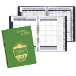 Custom Executive Monthly Planner w/ Shimmer Cover