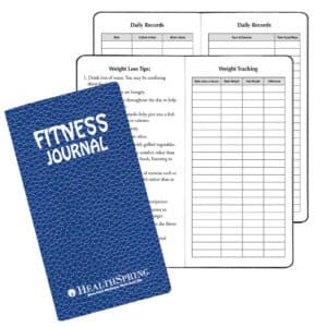 Custom Fitness Journal/ Cobblestone Cover