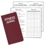 Custom Fitness Journal/ Leatherette Cover - 1