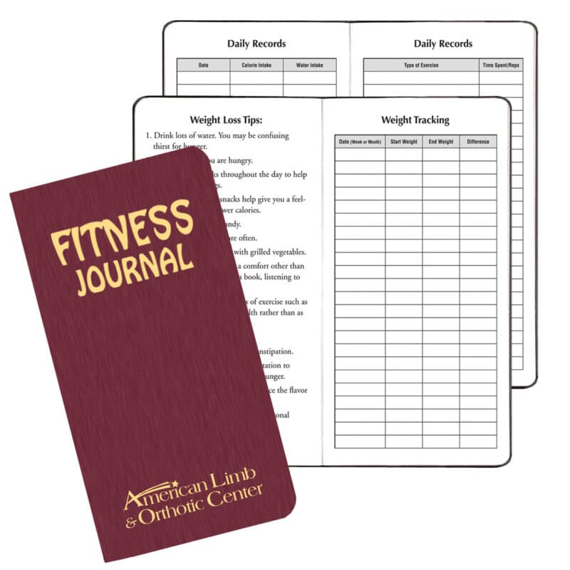 Custom Fitness Journal/ Shimmer Cover