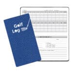 Custom Golf Log w/ Cobblestone Cover - 1