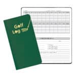 Custom Golf Log w/ Leatherette Cover - 1