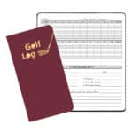 Custom Golf Log w/ Shimmer Cover - 1