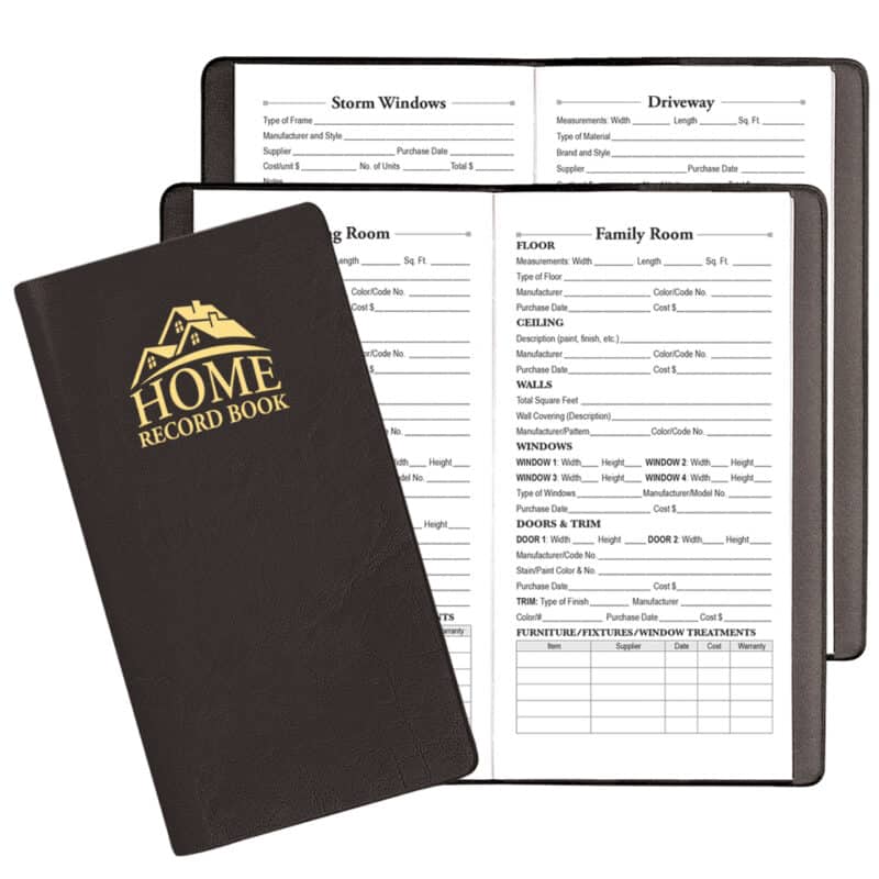 Custom Home Record Book w/ Continental Cover - 1