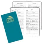 Custom Home Record Book w/ Shimmer Cover - 1