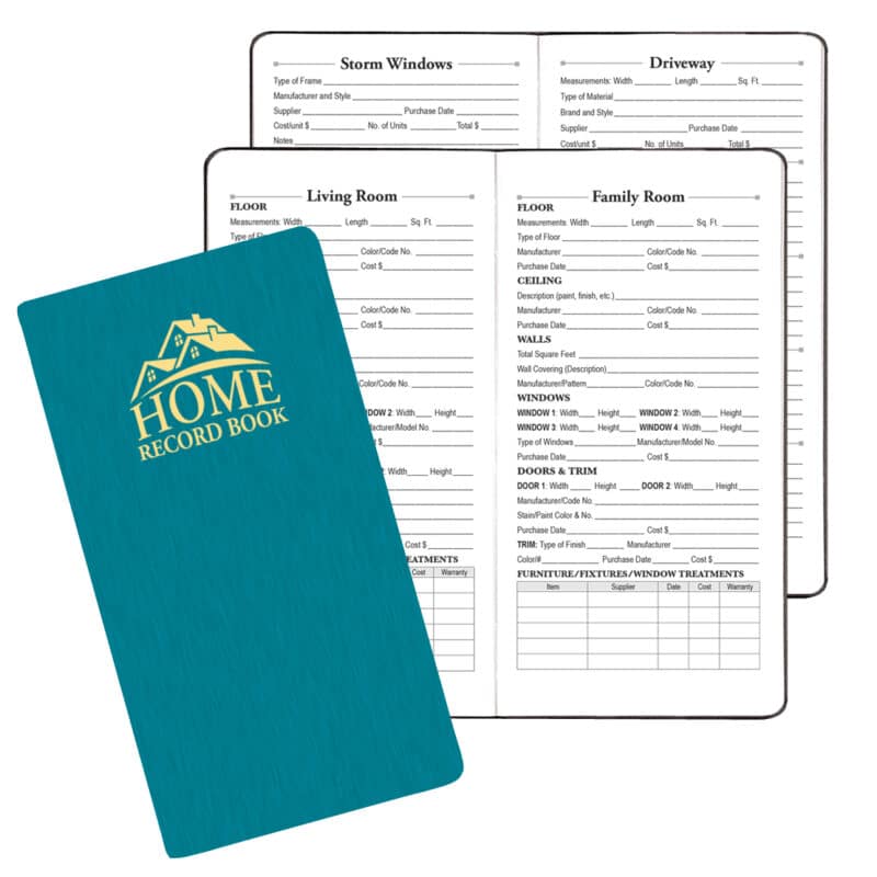 Custom Home Record Book w/ Shimmer Cover - 1