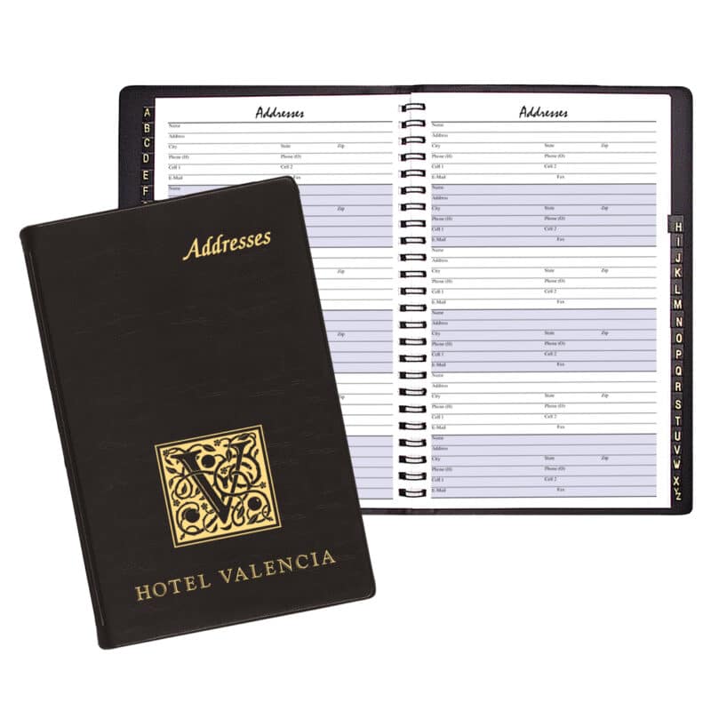 Custom Large Address Book/ Continental Cover