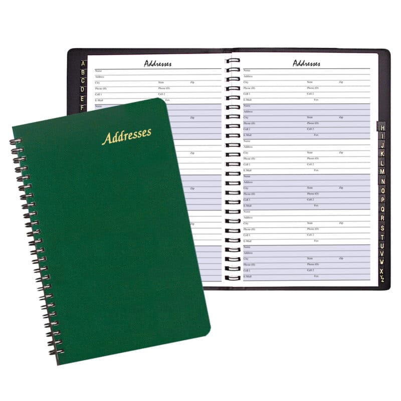 Custom Large Address Book/ Leatherette Cover - 1