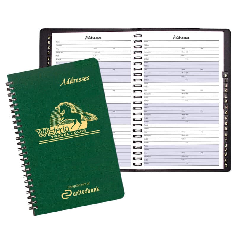 Custom Large Address Book/ Leatherette Cover
