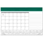 Custom Leatherette Computer Station Desk Pad Calendar - 5